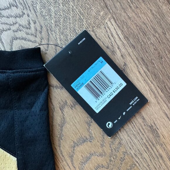 Toronto Raptors DeRozan Nike Jersey Mens Size 44 Black Gold NBA Basketball NWT - Picture 8 of 11